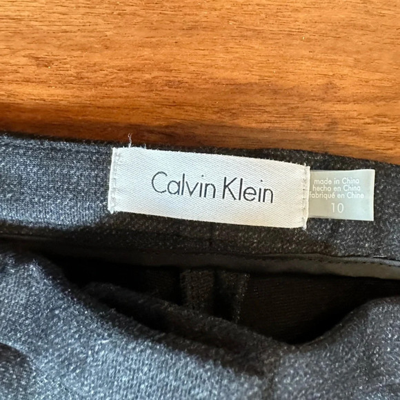 Calvin Klein Black Dress Pants size 10 - Picture 4 of 4